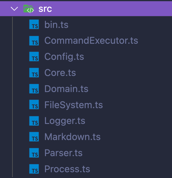 All the implementation is contained inside the "src" folder