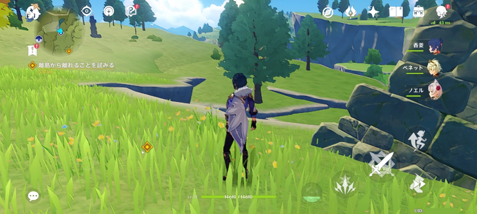 Role-playing, 3D open world environment. You control your character(s) running free in a large map, fighting enemies, collecting resources, joining quests.