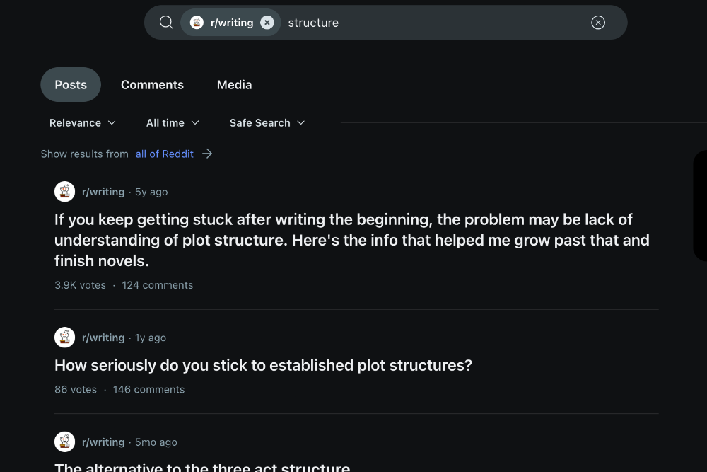 Go to a specific community and search there. You will get a long list of results, each full of comments and (real?) people ideas.